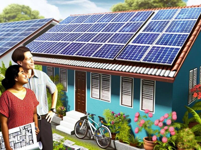 Solar panels: A sustainable energy solution for your home.